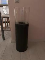 Grote Vaas op Poot - 87cm Hoog, Ophalen, Gebruikt, Overige kleuren, Glas