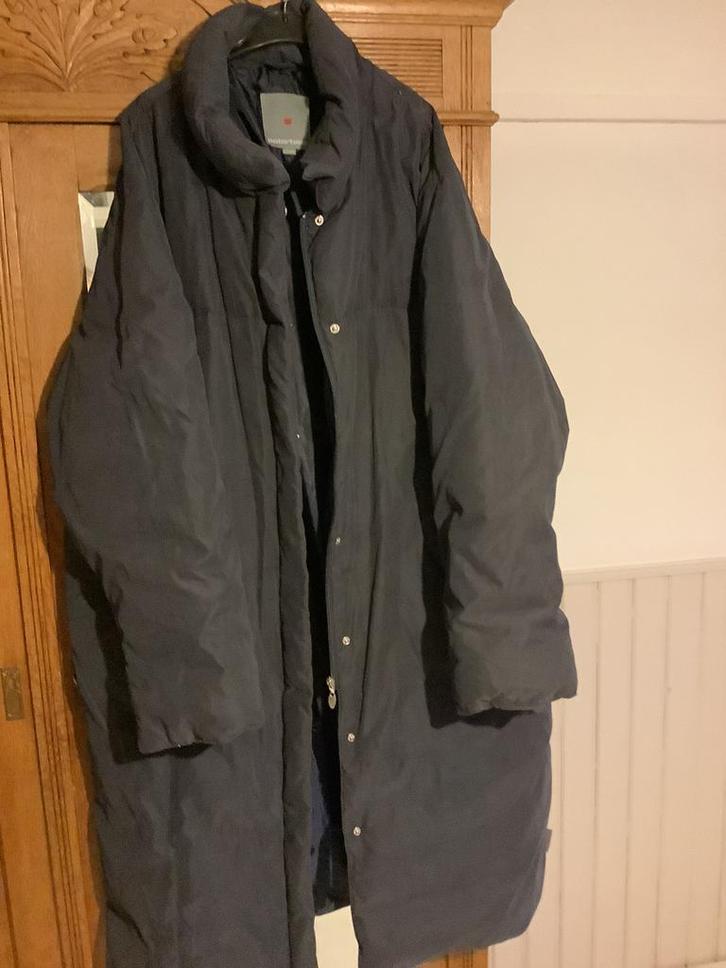 Warme lange winterjas van Polar Bear maat 52/54, Kleding | Dames, Grote Maten, Zo goed als nieuw, Jas of Mantel, Grijs, Ophalen of Verzenden