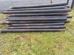 Weidepalen afrastering palen met punt, Ophalen of Verzenden, Zo goed als nieuw, Hout, Tuinhek
