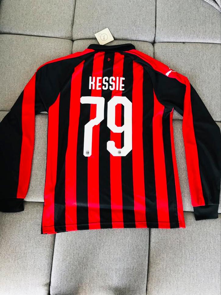 AC Milan Thuis Shirt Kessie Long Sleeves Nr. 79 Size L, Sport en Fitness, Voetbal, Nieuw, Shirt, Maat L, Ophalen of Verzenden