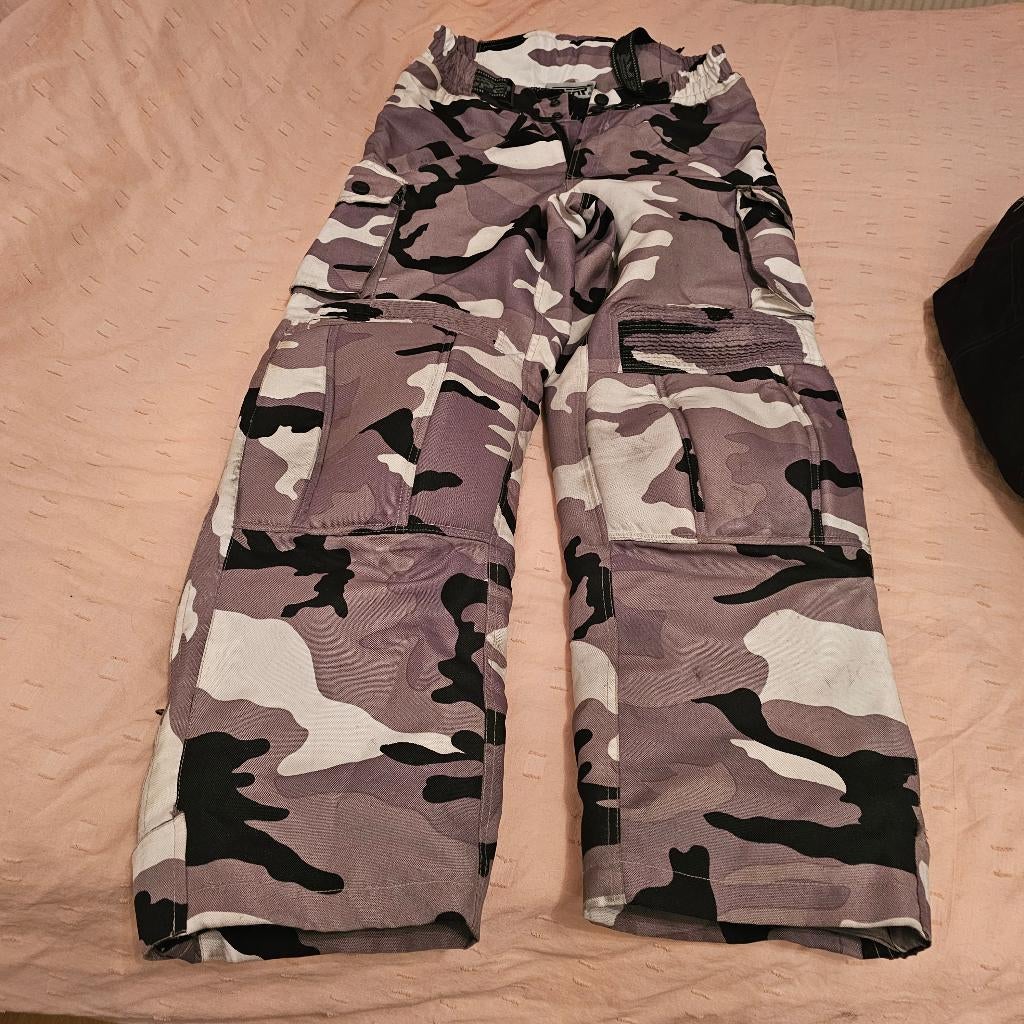 Camouflage kleur motorbroek hoge kwaliteit maat M/L, Motoren, Kleding | Motorkleding, Broek | textiel, Dames, Tweedehands, Ophalen of Verzenden
