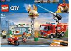 lego city Brand bij het hamburgerrestaurant (60214), Ophalen of Verzenden, Nieuw, Complete set, Lego