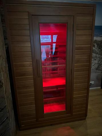 2-Persoons Infrarood Sauna met Lichttherapie beschikbaar voor biedingen
