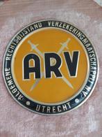 Oud verzekerings reclamebord uit Utrecht ARV, Verzamelen, Merken en Reclamevoorwerpen, Ophalen of Verzenden, Gebruikt, Reclamebord