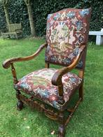 hoge fauteuil antiek "ridder"stoel, Ophalen