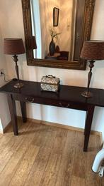 Sidetable antiek, Huis en Inrichting, Tafels | Sidetables, Ophalen, 100 tot 150 cm, Zo goed als nieuw, 25 tot 50 cm