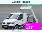 Volkswagen Crafter Kipper met Kist Dubbellucht 3,5t Trekhaak, Stof, Gebruikt, 4 cilinders, Volkswagen