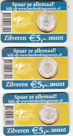 3 x coin card Michel de Ruiter, Postzegels en Munten, Munten | Nederland, Verzenden, Koningin Beatrix, Euro's, Setje