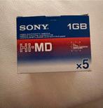 Doosje van 5  Sony 1GB Hi-MD MiniDisc - Nieuw! Zeldzaam md, Ophalen of Verzenden, Minidisc-speler