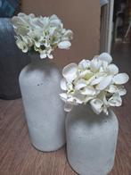 2 glazen vazen, Huis en Inrichting, Woonaccessoires | Vazen, Ophalen, Overige kleuren, Minder dan 50 cm, Glas
