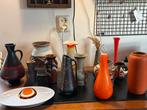 partij jaren 60/70 vazen (west germany, strehlo, hand), Overige kleuren, Aardewerk of Porselein, Ophalen of Verzenden, Zo goed als nieuw