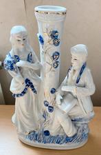 prachtig vintage victoriaans porseleinen beeld/vaas 25cm, Ophalen of Verzenden