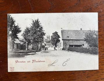 Zeldzame ansichtkaart Maasbree beschikbaar voor biedingen