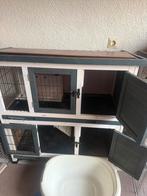 Konijnenhok maten zie foto’s, Ophalen, Kooi, Gebruikt, 90 cm of meer