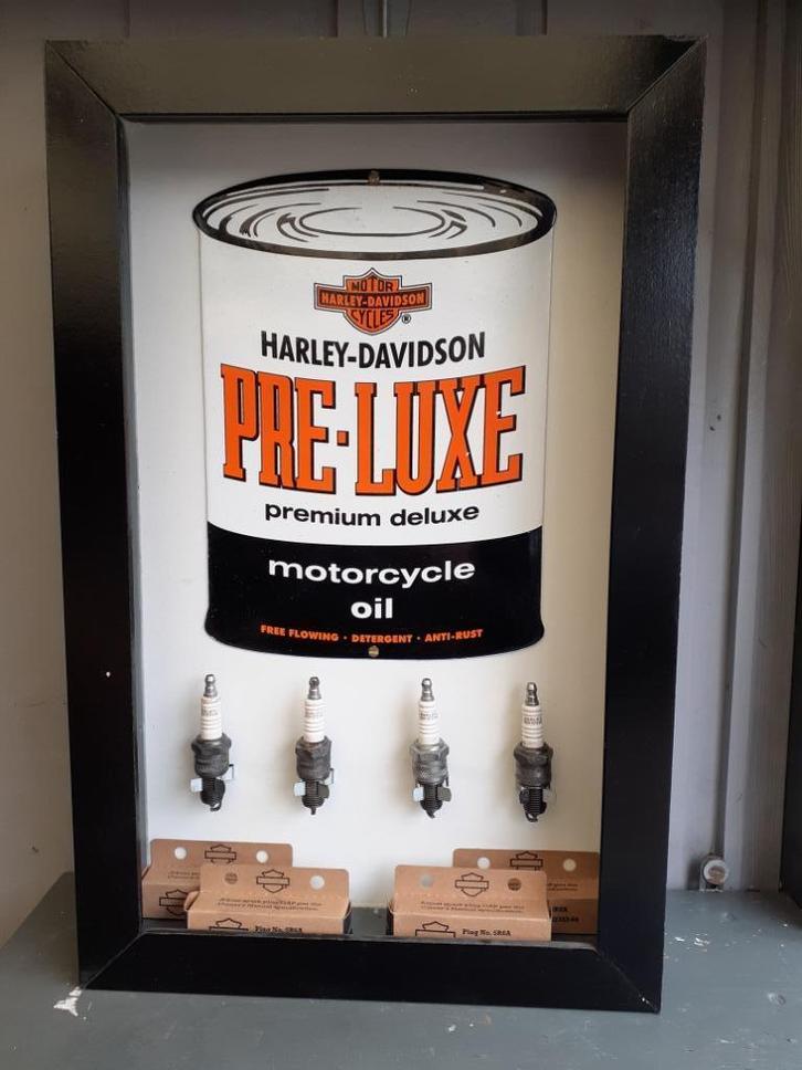 Harley Davidson reclamebord., Verzamelen, Merken en Reclamevoorwerpen, Zo goed als nieuw, Reclamebord, Ophalen of Verzenden