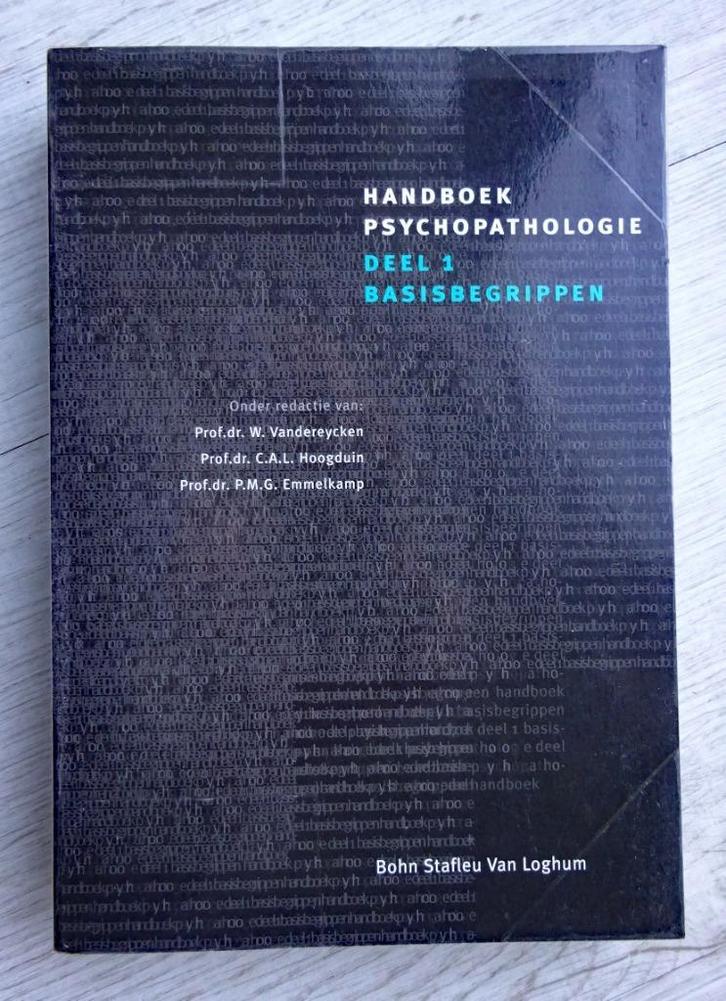 Handboek Psychopathologie Deel 1, Boeken, Psychologie, Gelezen, Klinische psychologie, Ophalen