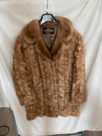 Een mooie echte Nertsbontjas maat 38/40, Kleding | Dames, Jassen | Winter, Ophalen of Verzenden, Gedragen, Maat 38/40 (M), Beige