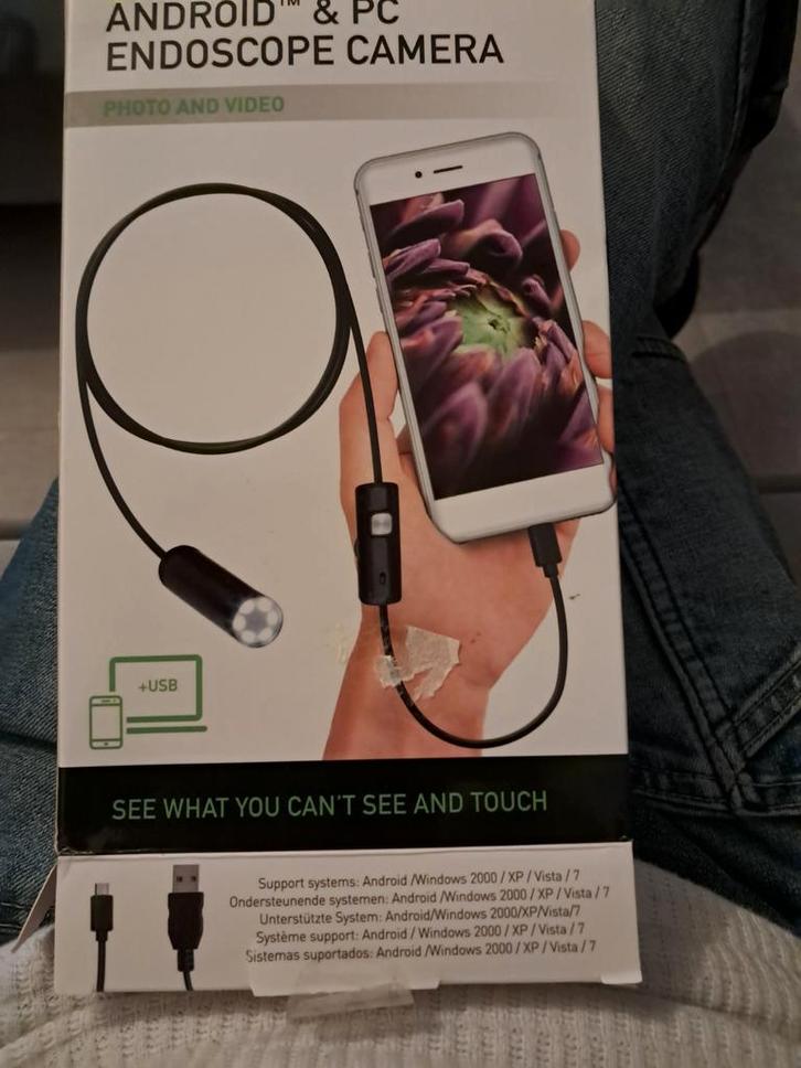 Android & PC Endoscoop Camera, Audio, Tv en Foto, Beamers, Nieuw, Overige technologieën, HD (720), Ophalen of Verzenden