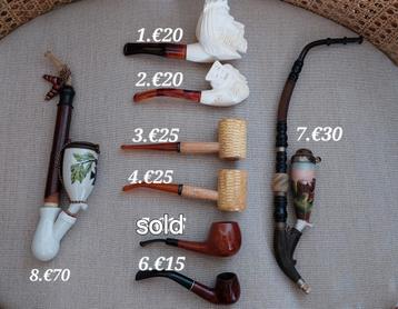 Antieke Tabakspijpen - Diverse Stijlen & Prijzen beschikbaar voor biedingen