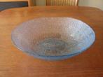 Zeegroene glazen schaal, Ophalen of Verzenden