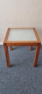 Tafeltje vierkant ca 30 x 30 cm, Huis en Inrichting, Tafels | Bijzettafels, Ophalen, Minder dan 45 cm, Minder dan 55 cm, Gebruikt