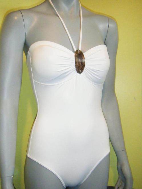 IODUS badpak wit 38 € 159.-, Kleding | Dames, Badmode en Zwemkleding, Nieuw, Badpak, Wit, Verzenden