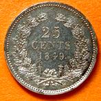 Nederland 25 Cent 1849 Willem II zilver topkwaliteit!, Postzegels en Munten, Munten | Nederland, Ophalen of Verzenden, Koning Willem II