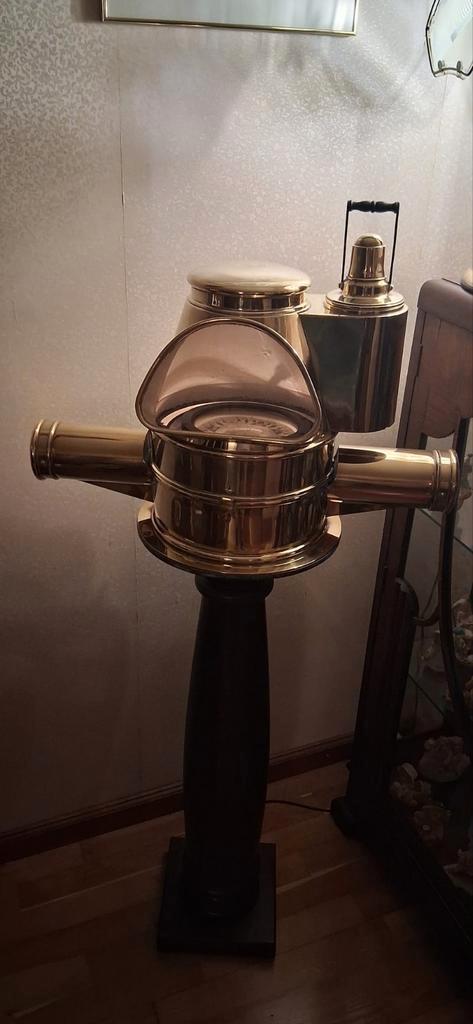 Antiek Scheepskompas op Standaard, Antiek en Kunst, Antiek | Gereedschap en Instrumenten, Ophalen