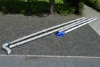 4 PVC regenpijpen lang, Gebruikt, Pvc, Rechte buis, 60 tot 80 mm