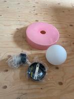 Roze Plafondlamp, Huis en Inrichting, Lampen | Plafondlampen, Ophalen of Verzenden, Nieuw, Glas