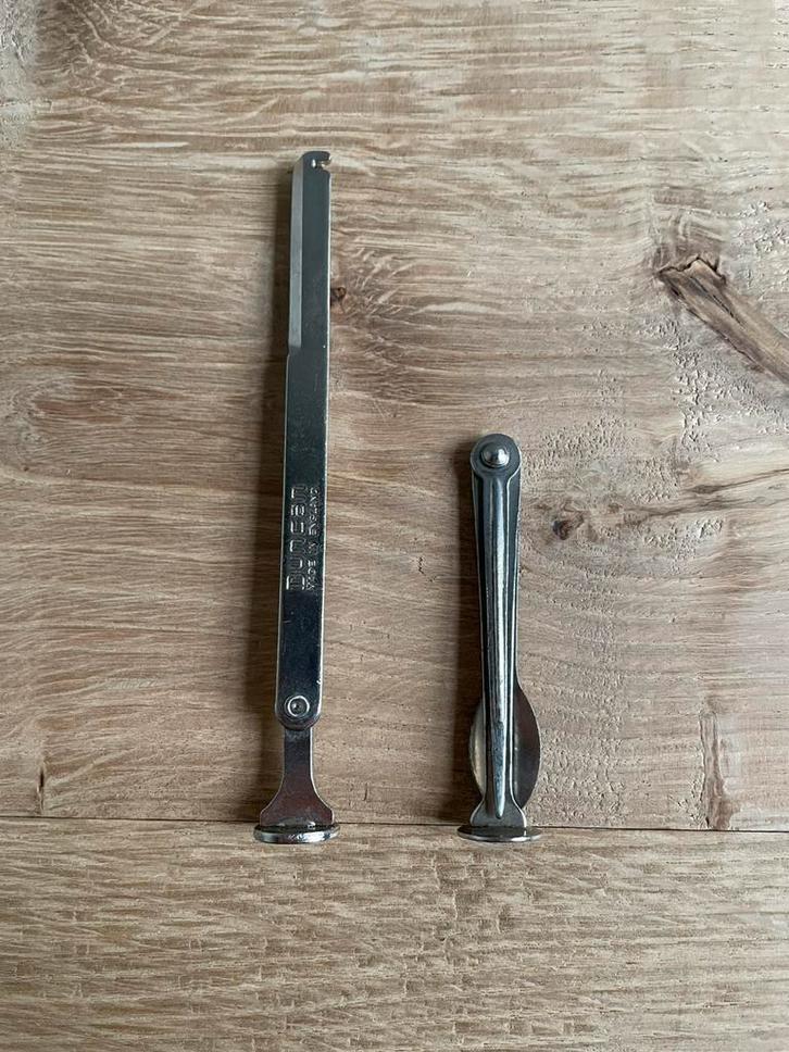 2 x vintage pijpbestek Duncan pijp tabak gereedschap 1930s, Verzamelen, Rookartikelen, Aanstekers en Luciferdoosjes, Gebruikt
