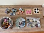 Houten blokken, puzzels en treintje., Kinderen en Baby's, Speelgoed | Houten speelgoed, Ophalen of Verzenden, Zo goed als nieuw