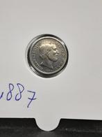 10 cent 1887 Koning Willem III, Koning Willem III, Zilver, Ophalen of Verzenden, 10 cent