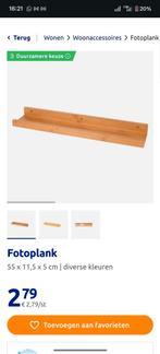 GEZOCHT: Action wandplank fotoplank voor schilderijen, Ophalen of Verzenden