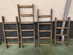 Houten ladder, diverse lengtes decoratie, Ophalen, Gebruikt