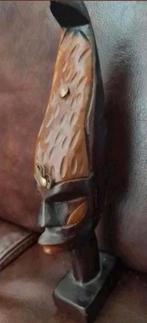 Afrikaans Stamboom hoofd, 30 cm hoogte, Antiek en Kunst, Kunst | Beelden en Houtsnijwerken, Ophalen of Verzenden