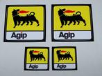 Originele Agip stickers set van 4 stuks race rally auto, Verzenden