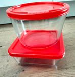 2x Ovenschaal Pyrex met plastic deksel., Ophalen of Verzenden, Nieuw
