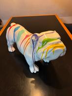 Kleurrijk Bulldog Beeld, Ophalen of Verzenden, Zo goed als nieuw, Kunststof, Dierenbeeld