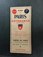 Parijs Plattegrond Wegenkaart 1956 - Auto Editie 1956, Gelezen, Frankrijk, Ophalen of Verzenden, Landkaart