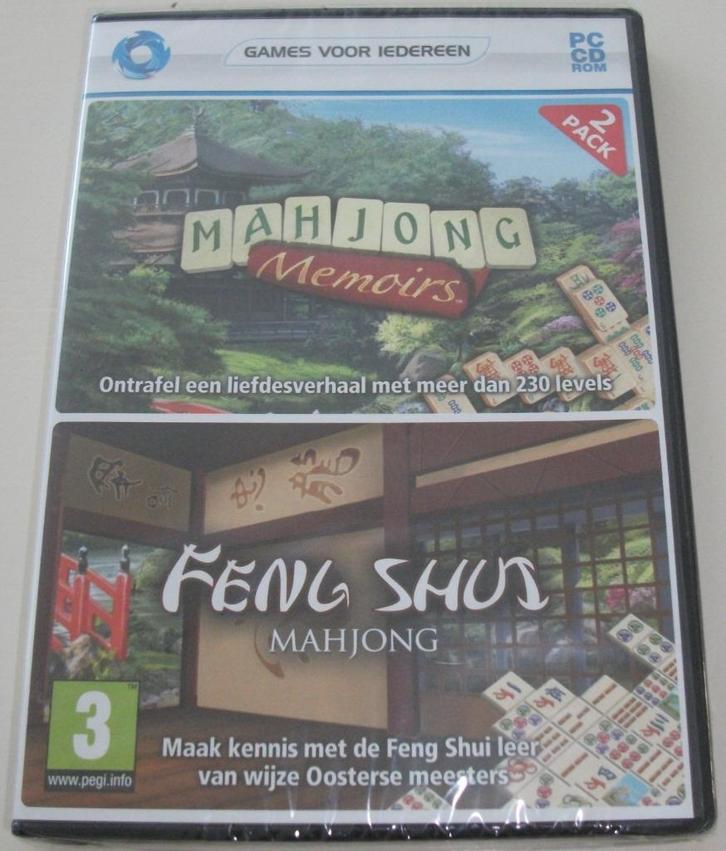 PC Game *** Mahjong Memoirs & Feng Shui Mahjong *** *NIEUW*, Spelcomputers en Games, Games | Pc, Nieuw, Puzzel en Educatief, 1 speler