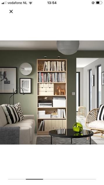 Billy boekenkast beuken / hout - afbeelding 2