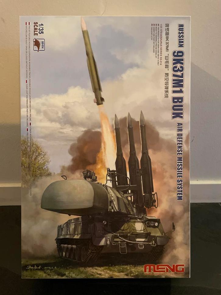 Meng 1/35 Russische Buk Raket Systeem, Hobby en Vrije tijd, Modelbouw | Auto's en Voertuigen, Nieuw, Tank, 1:32 tot 1:50, Overige merken