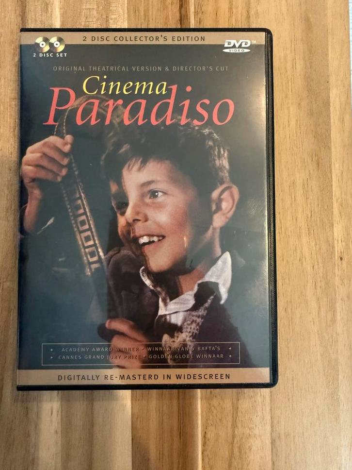 CINEMA PARADISO, (Tornatore), Philippe Noiret / 2 versies!!!, Cd's en Dvd's, Dvd's | Filmhuis, Zo goed als nieuw, Alle leeftijden