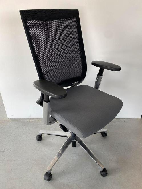Ergonomische bureaustoel Klober zwart / grijs, Huis en Inrichting, Bureaustoelen, Gebruikt, Bureaustoel, Zwart, Ergonomisch, Ophalen of Verzenden