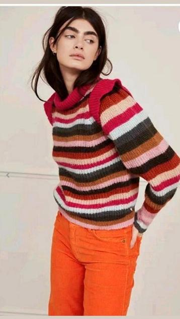 Fabienne Chapot Rainbow pullover/trui maat L *nieuw * beschikbaar voor biedingen
