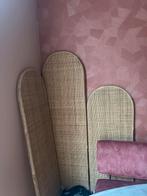 3 losse rotan planken | Hoofdbord, Ophalen, Tweepersoons, Zo goed als nieuw, 160 cm