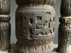 Houten gebedsmolen uit Nepal - 20,5 cm, Ophalen of Verzenden