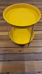 Vintage Egalite etagère uit de seventies in warm geel, Ophalen