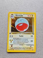 Electrode Pokemon 1e Editie Kaart, Hobby en Vrije tijd, Verzamelkaartspellen | Pokémon, Ophalen of Verzenden, Gebruikt, Losse kaart